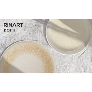 Rinart Assiette à Pizza - Dotti -  Porcelaine - lot de 2  