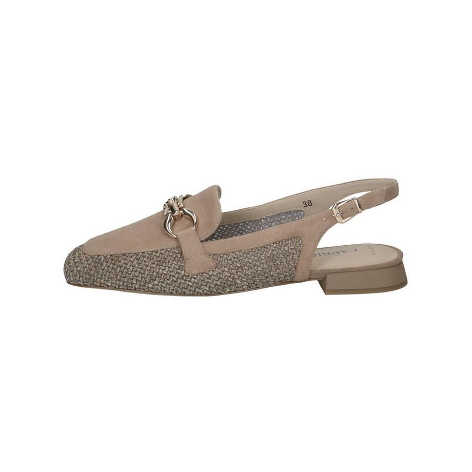CAPRICE Slingback Pumps mit Geflecht-Detail  