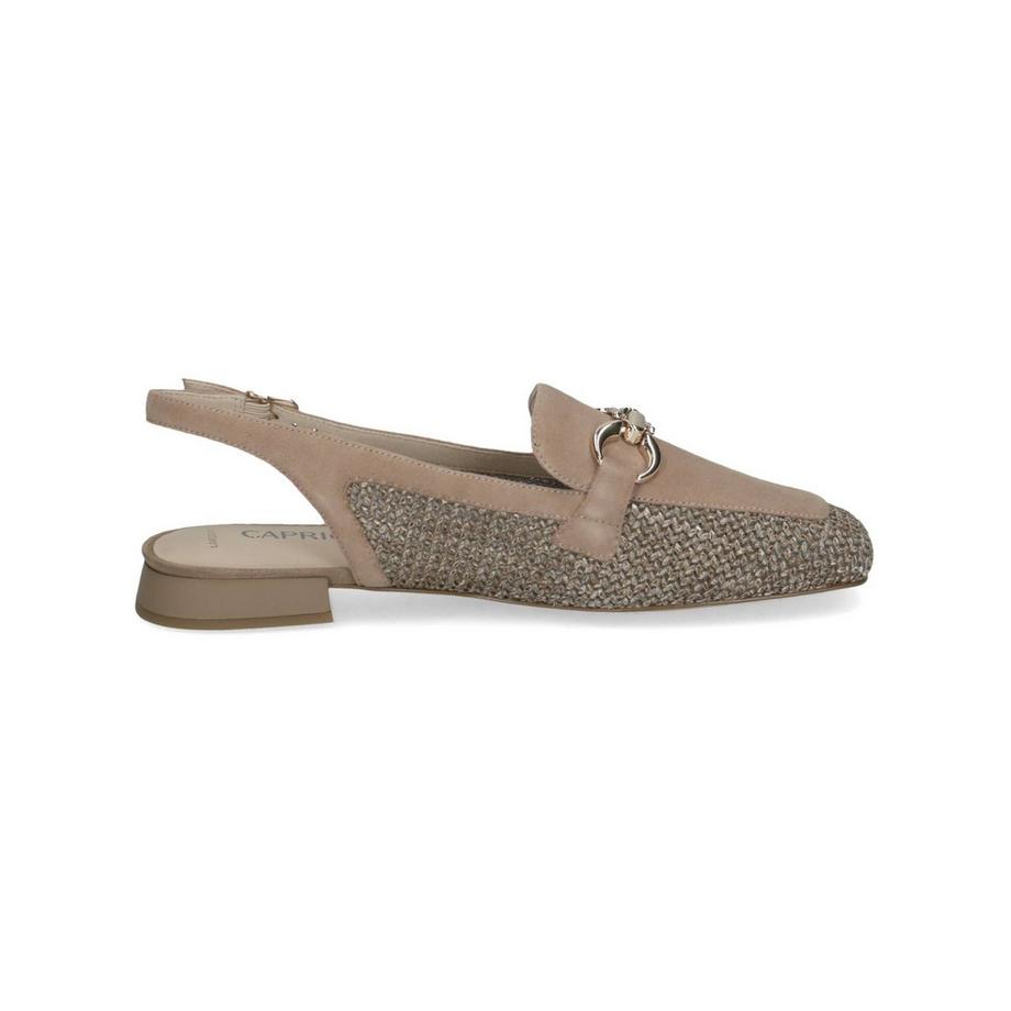 CAPRICE Slingback Pumps mit Geflecht-Detail  