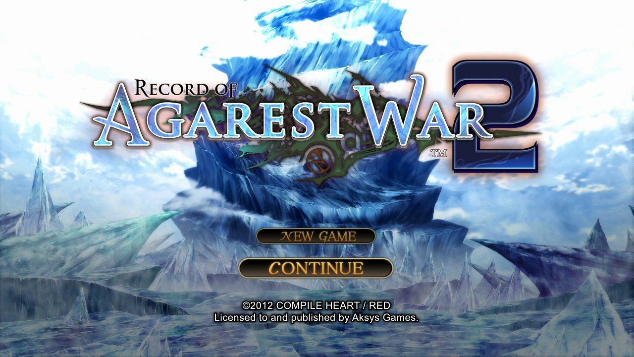 AKSYS GAME  Record of Agarest War 2, PS3 PlayStation 3 