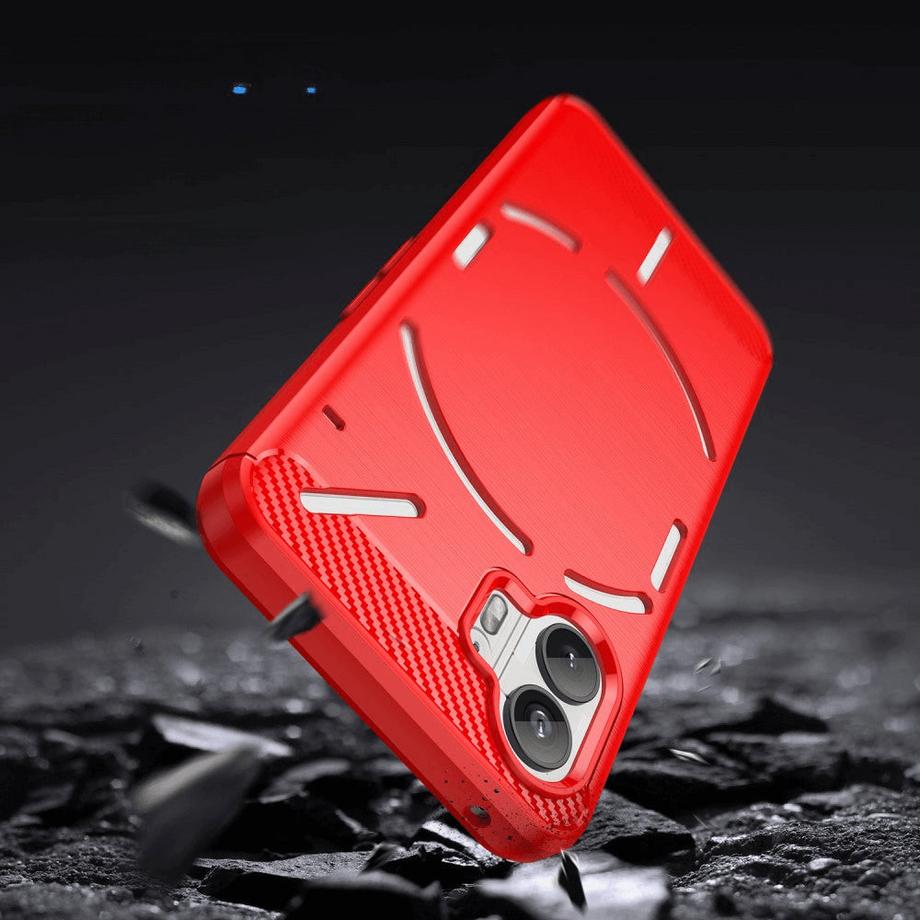 Cover-Discount  Nothing Phone (2) - Cover In Metallo Carbon Look 