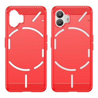 Cover-Discount  Nothing Phone (2) - Metall Carbon Look Hülle 