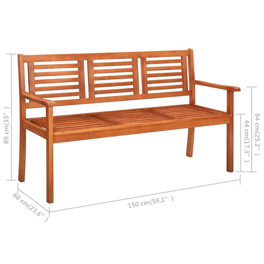 VidaXL Gartenbank akazienholz  