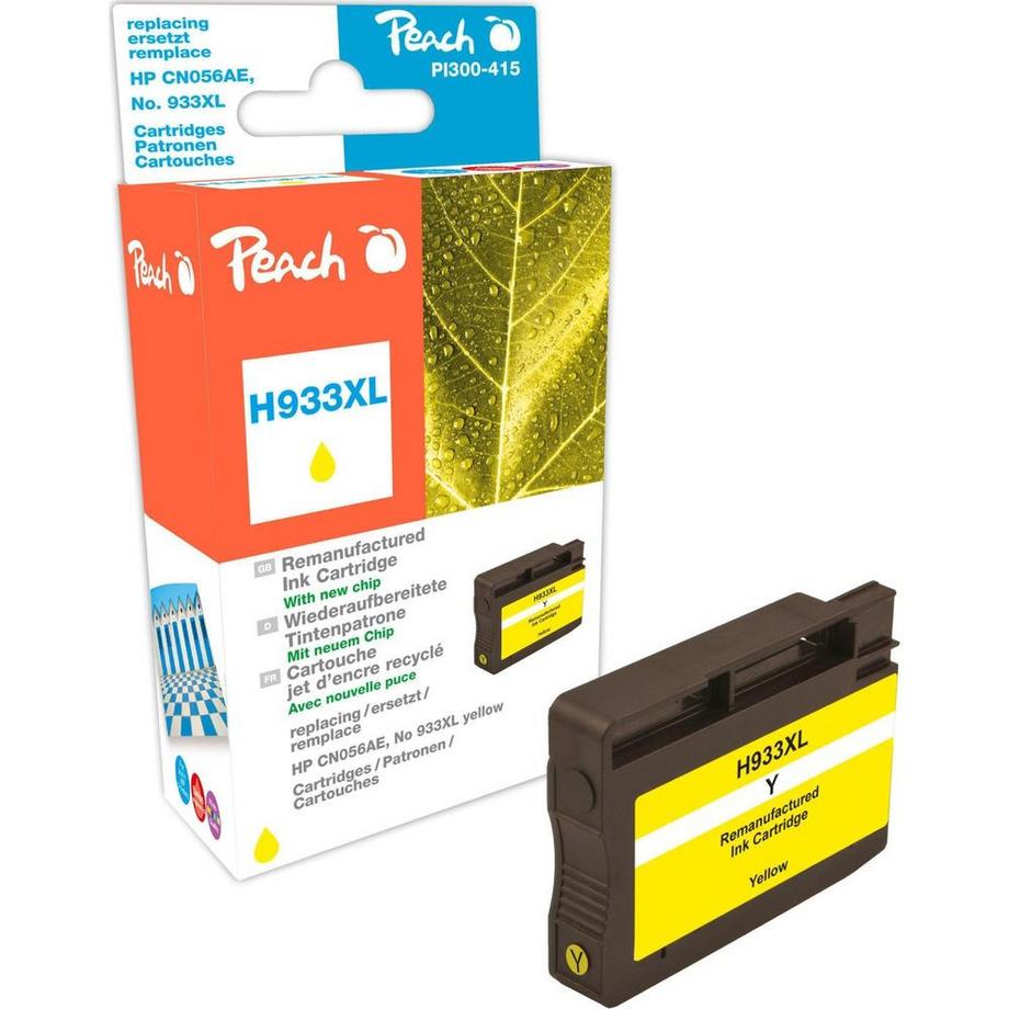 Peach  PI300-415 HC kompatibel zu HP No. 933XL, CN056AE - gelb 