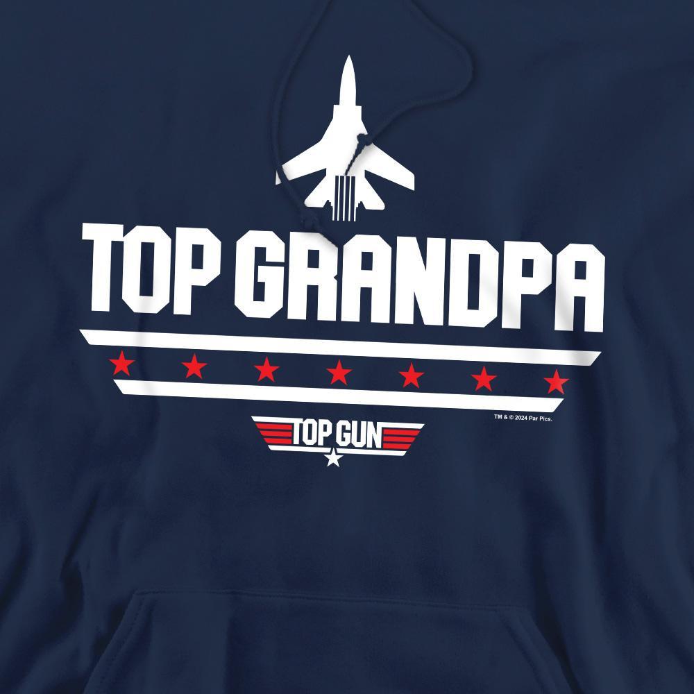 Top Gun Top Grandpa Felpa con Cappuccio  