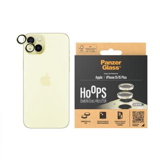 PanzerGlass  ® Hoops® Yellow Camera Lens Protector iPhone 15 | 15 Plus Pellicola proteggischermo trasparente Apple 1 pz 