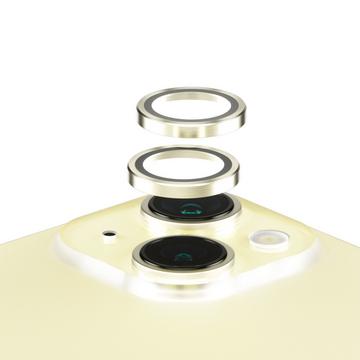 ® Hoops® Yellow Camera Lens Protector iPhone 15 | 15 Plus Pellicola proteggischermo trasparente Apple 1 pz