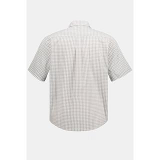 JP1880  Camicia dalla vestibilità moderna in tradizionale stile Tracht con mezze maniche e colletto ad apertura inglese 