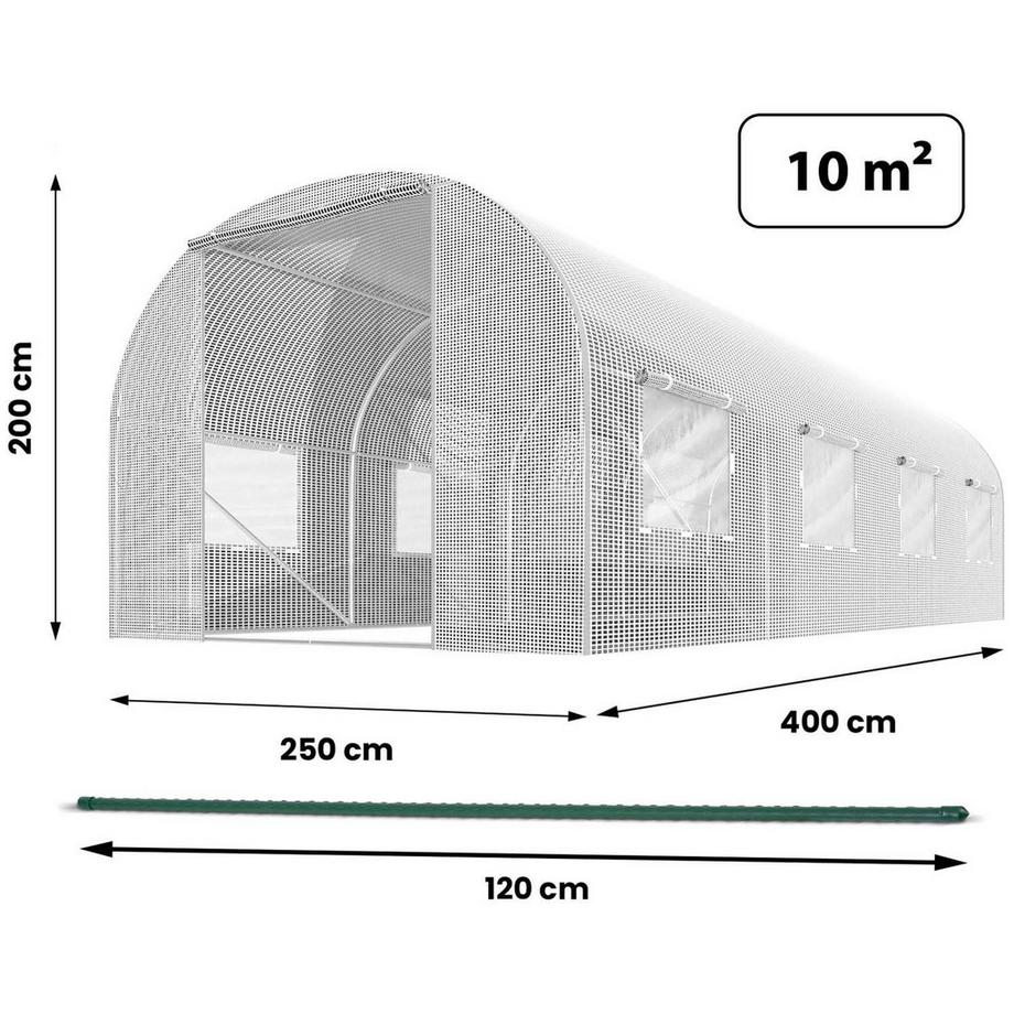 B2X Gartentunnel 2,5 x 4 m (10 m2) Plonos  