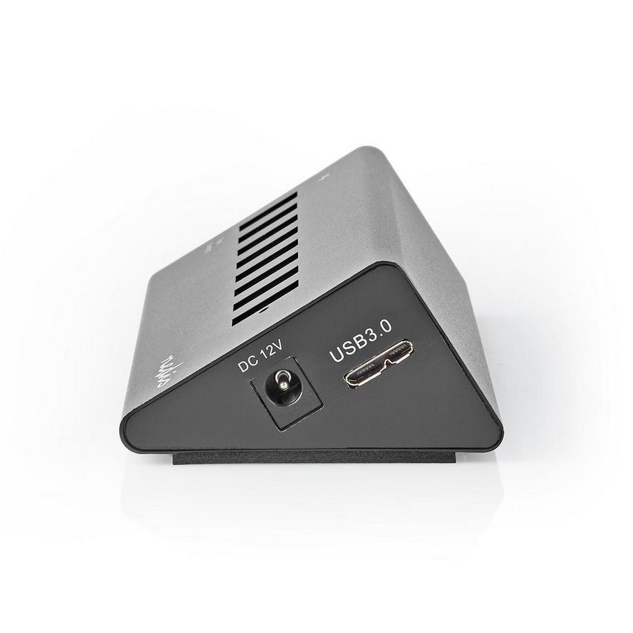 Nedis  USB-Hub | USB Micro-B-Buchse | USB-A-Buchse | 8-Port-Anschluss/-Anschlüsse | QC3.0 / USB 3.2 Gen 1 | Netzteil / USB Power | 5 Gbps | 8x USB 