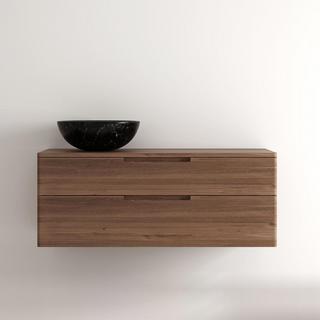 Tikamoon Mobile da bagno in teak massello riciclato 115 cm Baker  