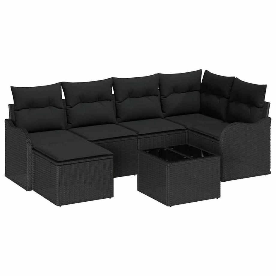 Canapé de jardin poly rattan