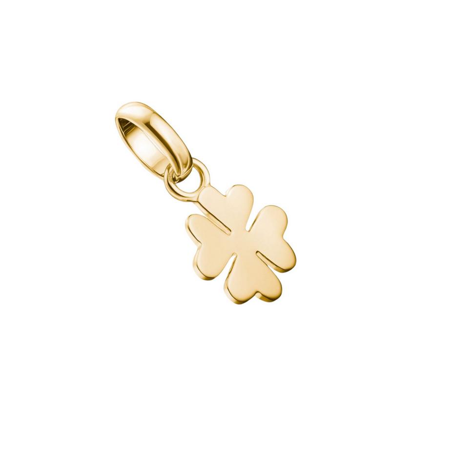 Thomas Sabo  Pendentif Charm Trèfle À Quatre Feuilles Connect Doré À L’or Fin 