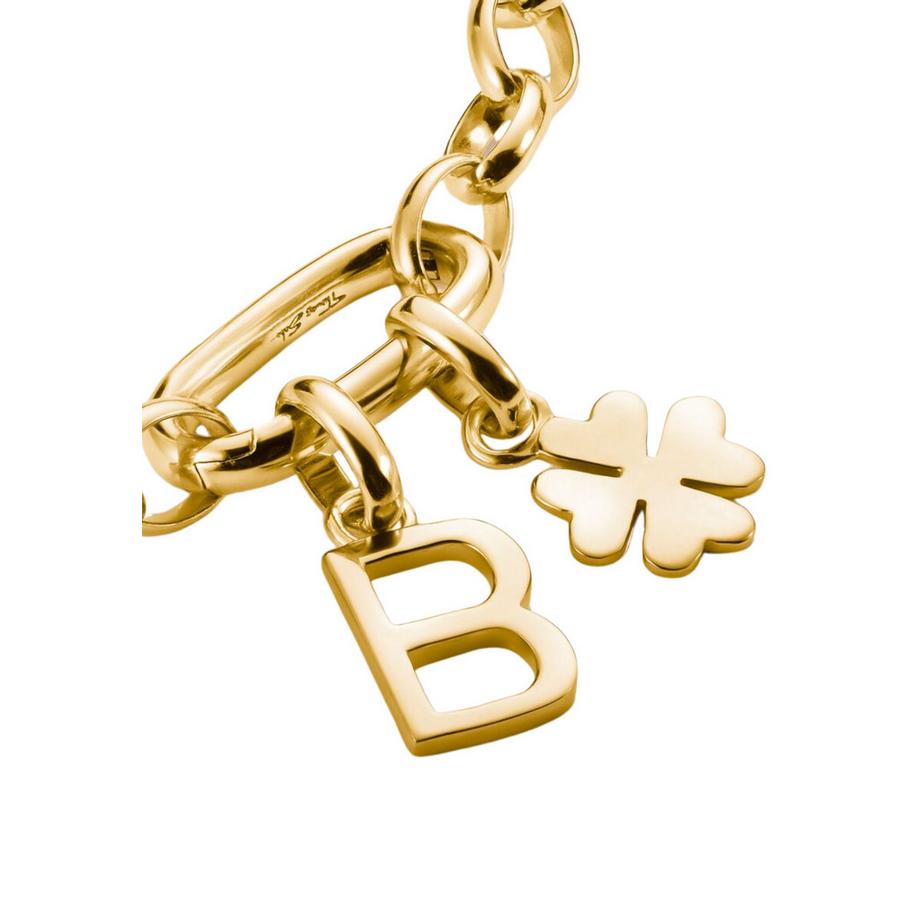Thomas Sabo  Pendentif Charm Trèfle À Quatre Feuilles Connect Doré À L’or Fin 