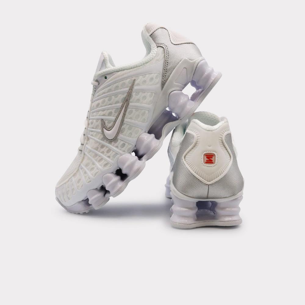 NIKE  Shox TL - White Metallic Silver 