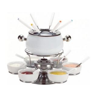 NOUVEL  Nouvel 400230 Set per fonduta 1,5 L Argento, Bianco 6 persona(e) 