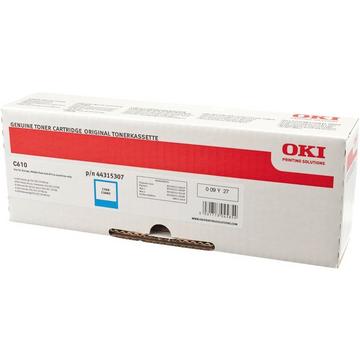 OKI Toner cyan 44315307 C610 6000 Seiten