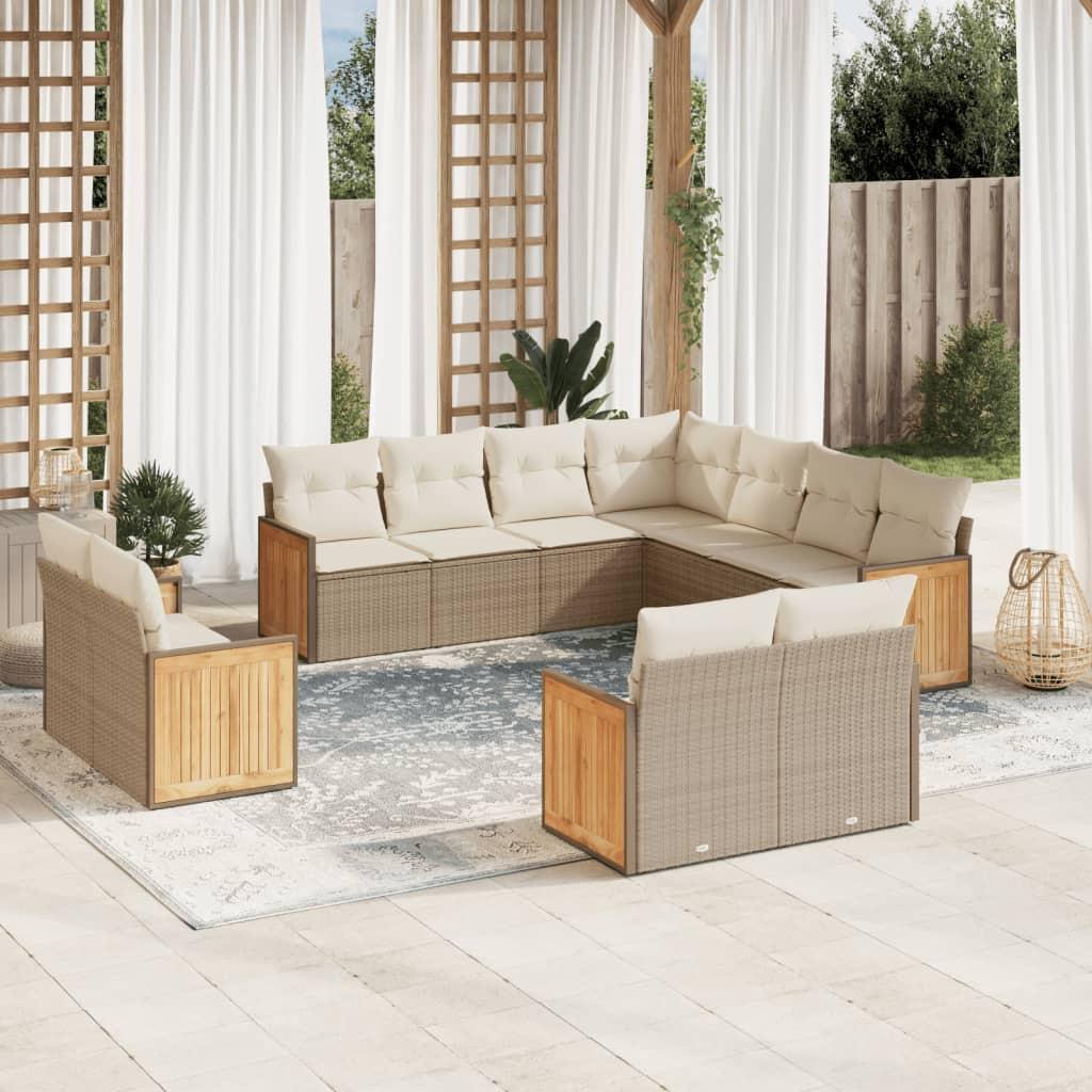 VidaXL Garten sofagarnitur poly-rattan  