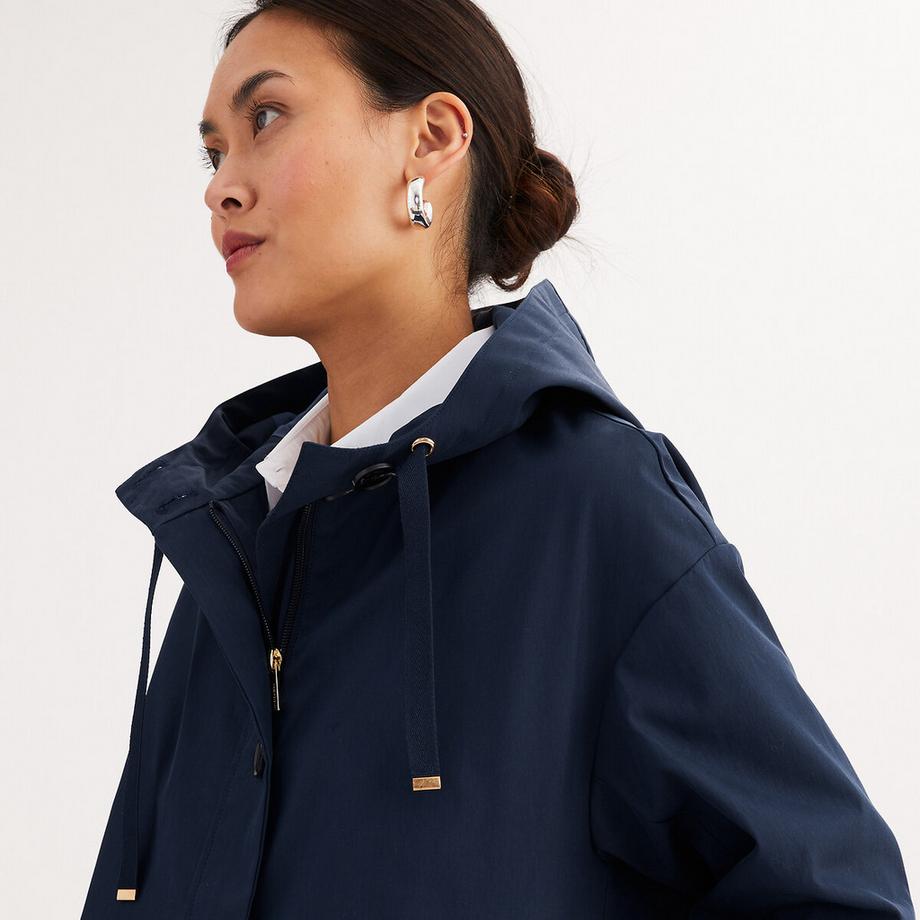 La Redoute Collections Mittellanger Parka mit fester Kapuze und Reissverschluss  