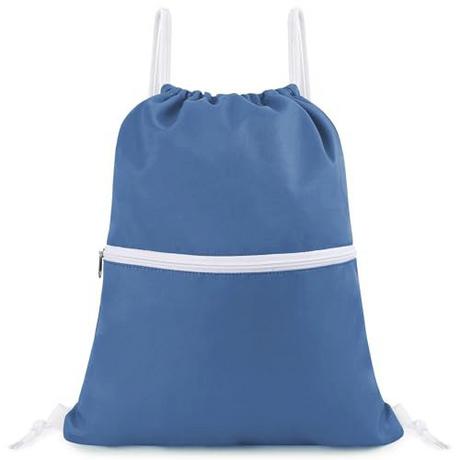 Only-bags.store Sac de sport à cordon avec poche extérieure et intérieure  
