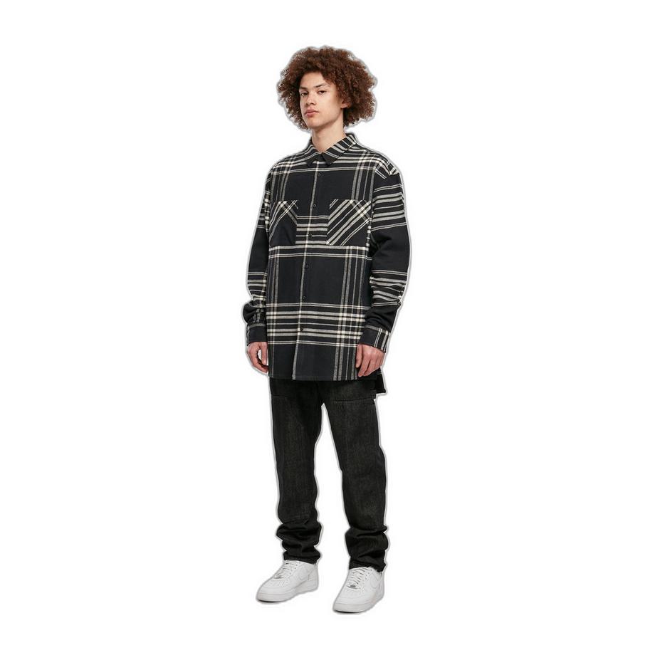 URBAN CLASSICS Summit Langes Kariertes Oversize Hemd  