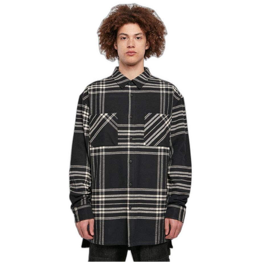 URBAN CLASSICS Summit Langes Kariertes Oversize Hemd  