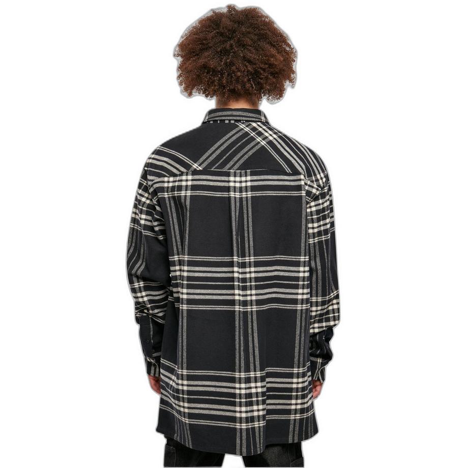 URBAN CLASSICS Summit Langes Kariertes Oversize Hemd  