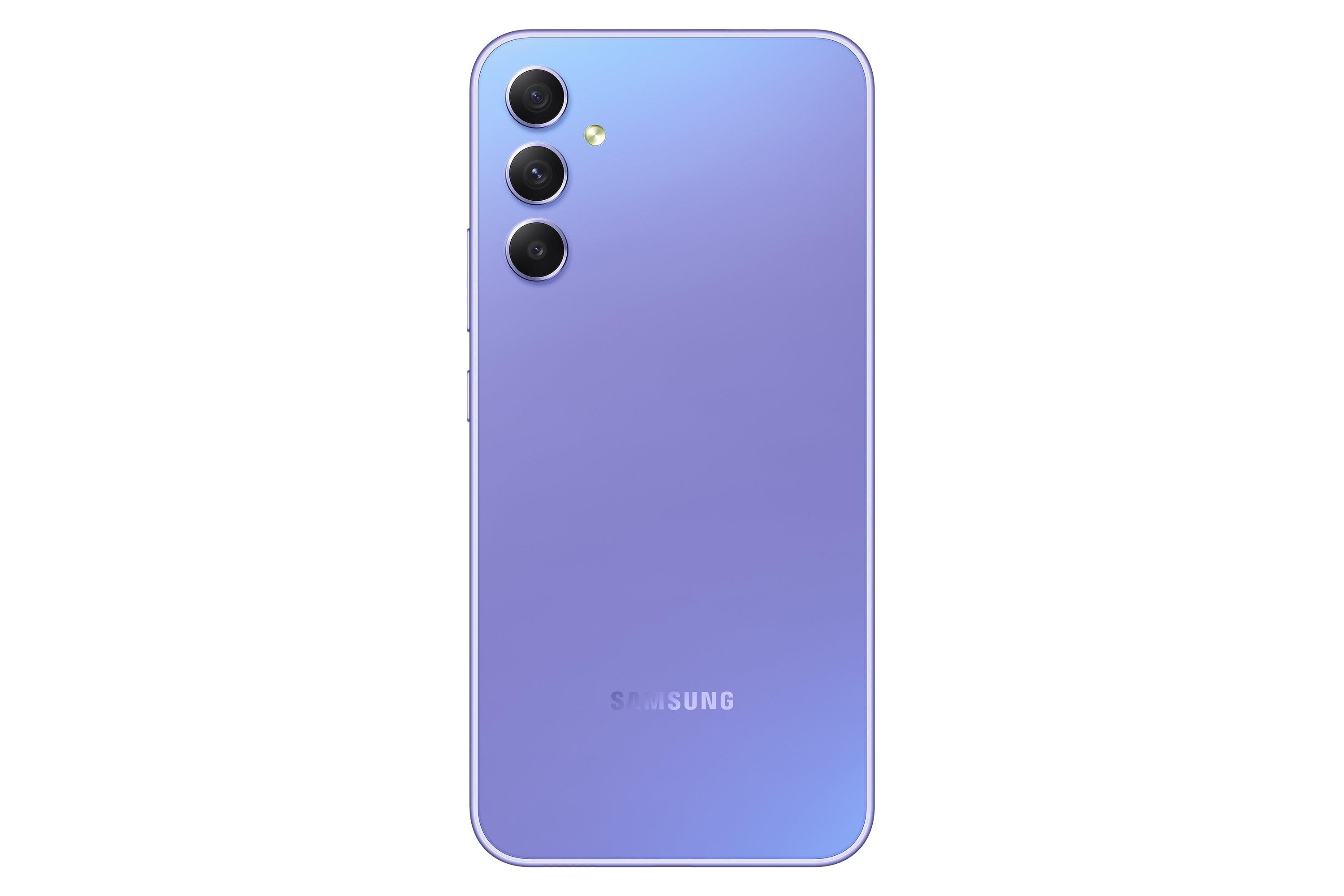 SAMSUNG  Galaxy A34 5G Display FHD+ Super AMOLED 6.6”, Android 13, 8GB RAM, 256GB, Doppia SIM, Batteria 5.000 mAh, Awesome Violet 
