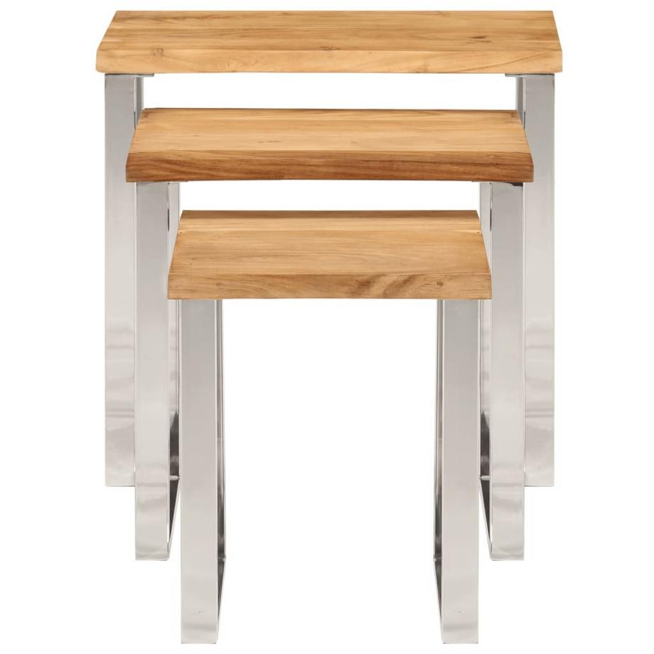 VidaXL  Satztisch holz 