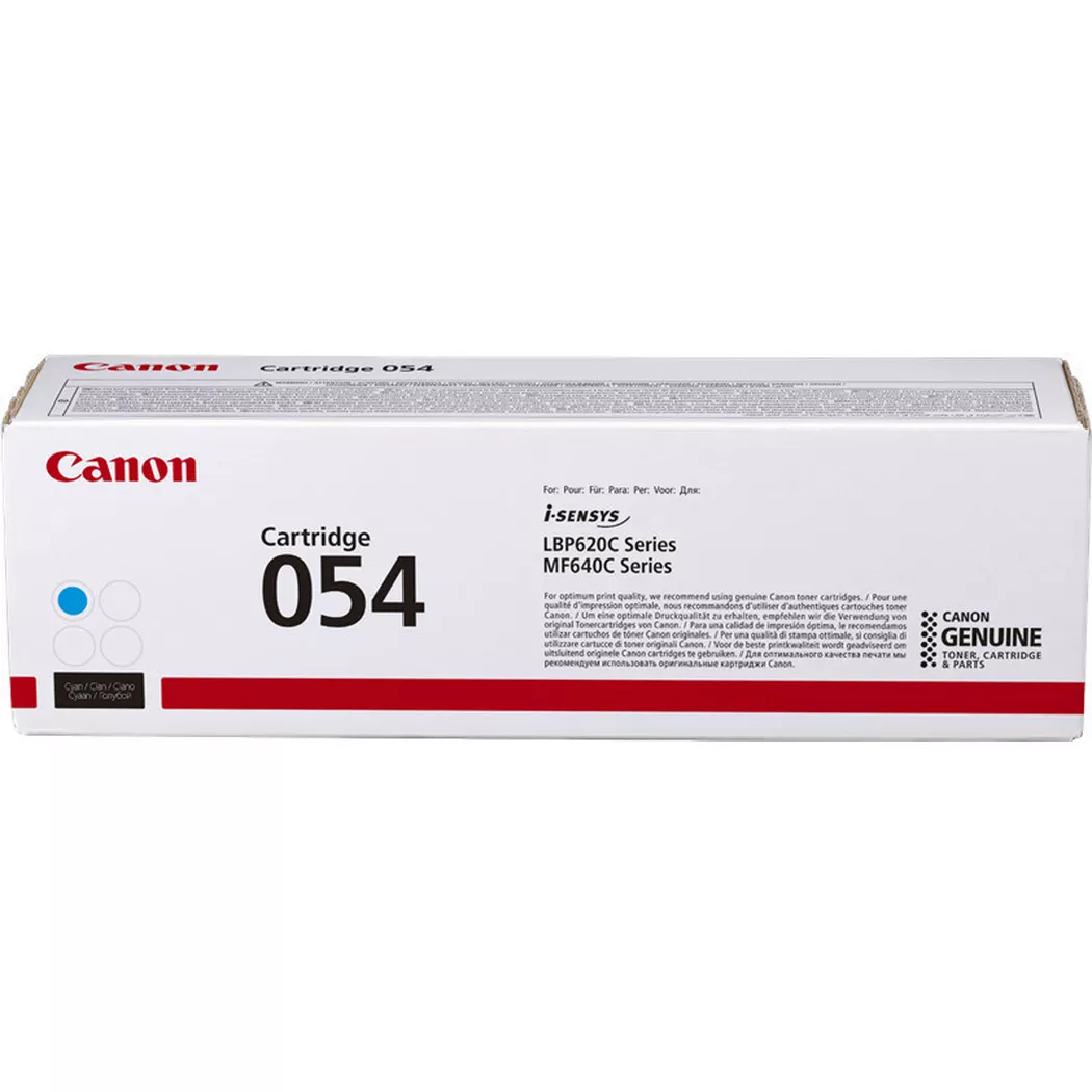 Canon – Toner-Modul 054 cyan CRG C LBP621/MF641 1200 Seiten, One Size
