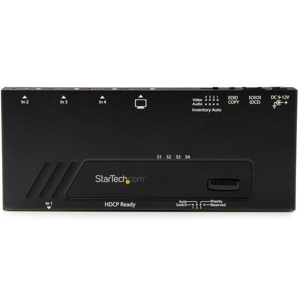 STARTECH.COM  StarTech.com VS421HD4KA commutateur vidéo HDMI 