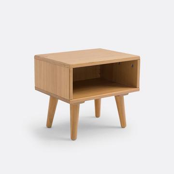 Nachttisch im Vintage-Stil aus massiver Kiefer