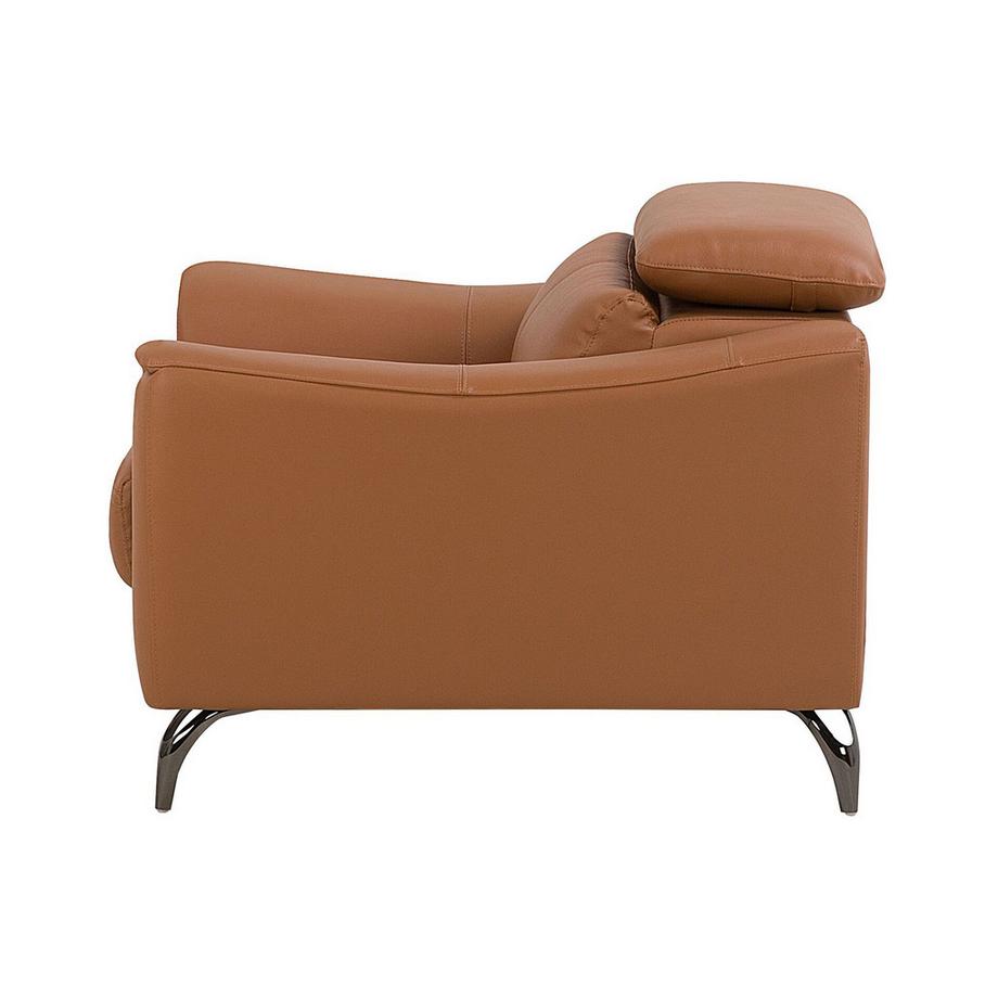 Beliani Fauteuil en Cuir Rétro NARWIK  