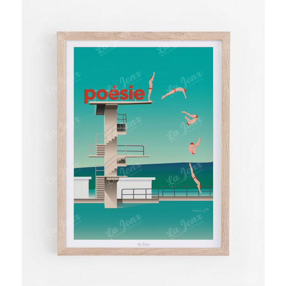 Affiche de Bains des Pâquis - Poésie