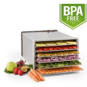 Fruit Jerky Pro 6 Dörrautomat Dehydrator 6 Etagen Edelstahl