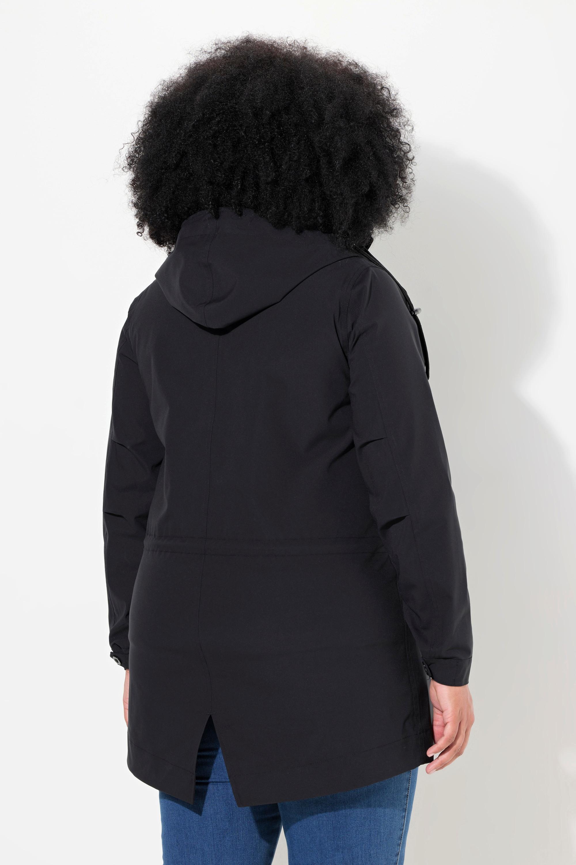 Ulla Popken Giacca Funzionale 3-in-1 Linea ad A con Gilet Trapuntato e Cappuccio  