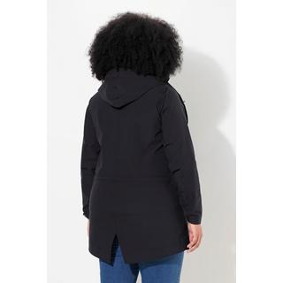 Ulla Popken  Veste technique HYPRAR 3-en-1, gilet matelassé, capuche, coupe évasée 