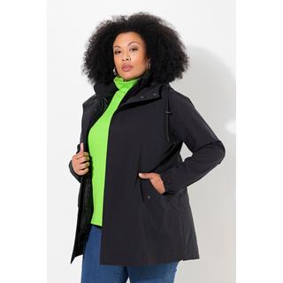 Ulla Popken Giacca Funzionale 3-in-1 Linea ad A con Gilet Trapuntato e Cappuccio  