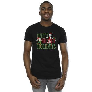 Rick And Morty  Happy Human Holidays TShirt 