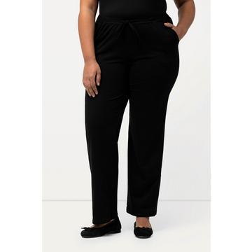 Pantalon en jersey avec jambes droites et poches, jusqu'à la taille 68/70