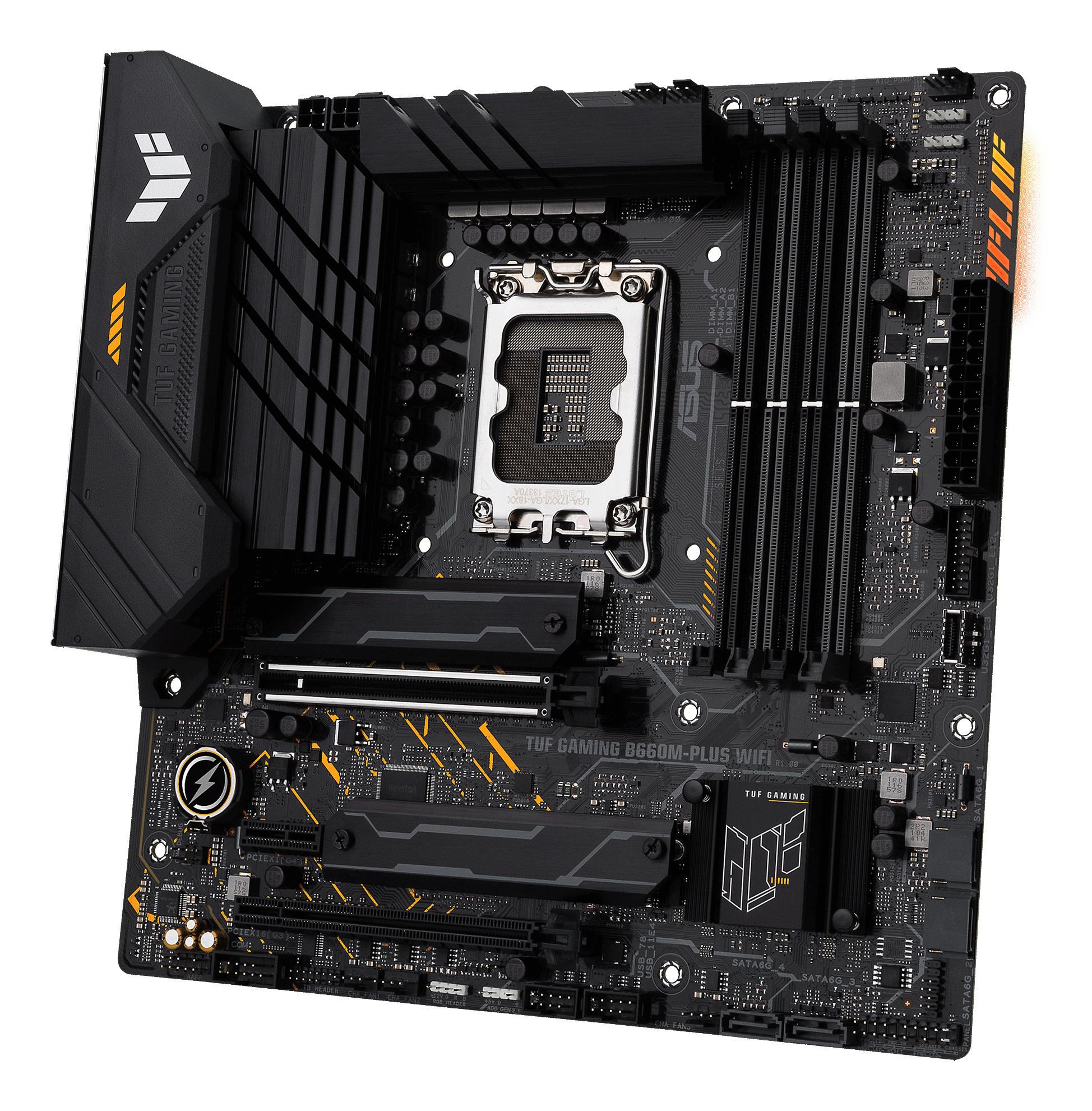 ASUS  TUF GAMING B660M-PLUS WIFI Intel B660 LGA 1700 micro ATX 