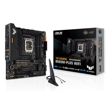 ASUS  TUF GAMING B660M-PLUS WIFI Intel B660 LGA 1700 micro ATX 