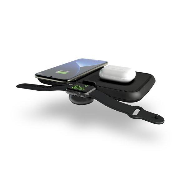 Zens  ZEAW01B00 Ladegerät für Mobilgeräte Smartwatch Schwarz, Weiß USB Kabelloses Aufladen Indoor 