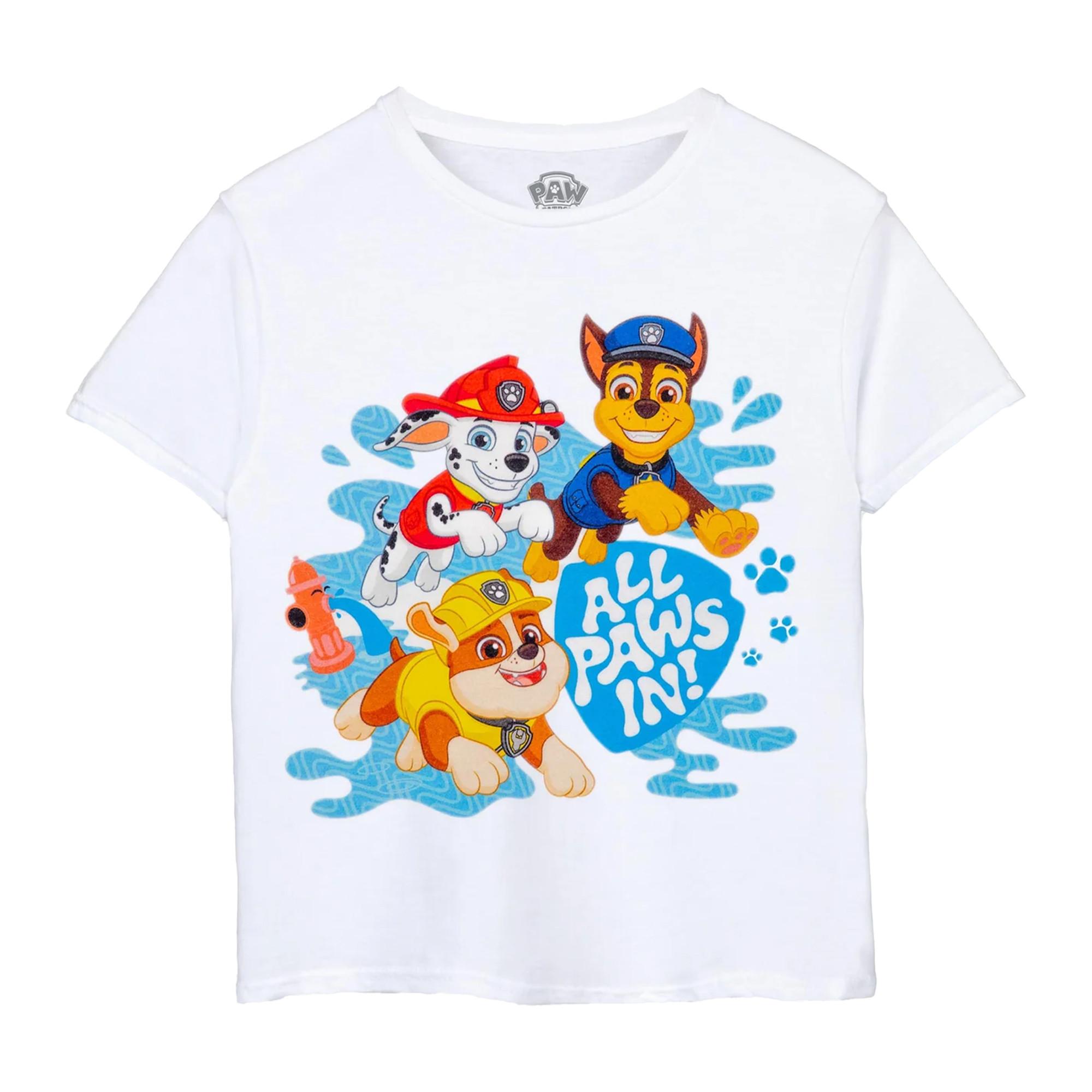 PAW PATROL  Tshirt ALL PAWS IN! Enfant 