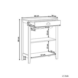 Beliani Sideboard aus Faserplatte Klassisch WALKERSTON  