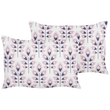 Beliani Lot de 2 coussins en Polyester Moderne TORRETTA  