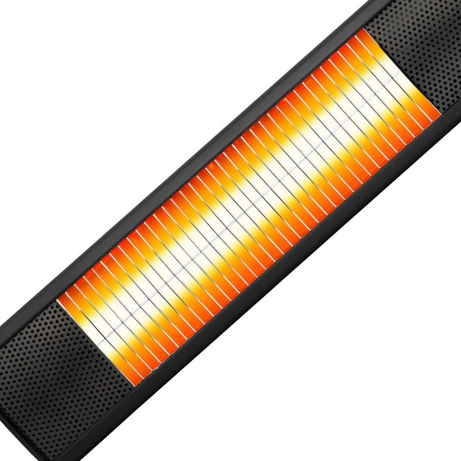 Tectake Radiateur infrarouge SOLARIS HORIZON 3 niveaux de puissance, 1000, 2000 et 3000 W  