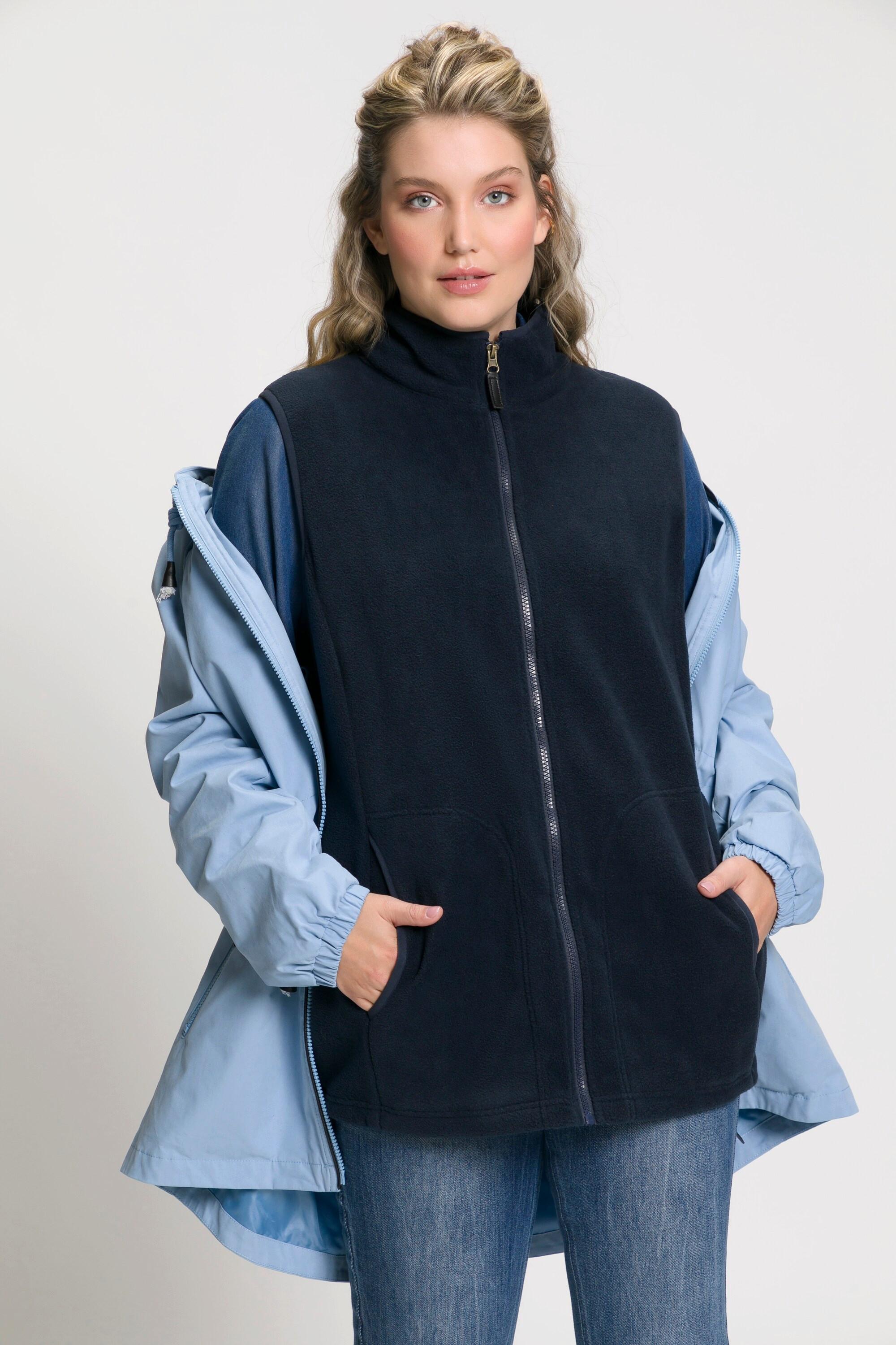 Ulla Popken  Veste 2-en-1 HYPRAR, avec gilet en polaire, hydrofuge 