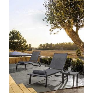 mutoni Table de Jardin Croisière 40x40 Anthracite GK52  