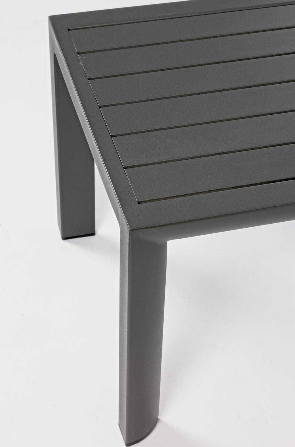 mutoni Table de Jardin Croisière 40x40 Anthracite GK52  